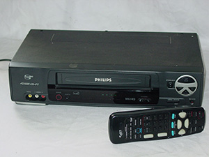 VHS видеокассета плейер